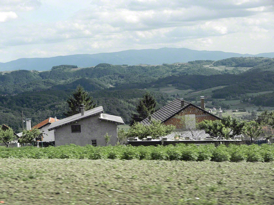 Lepoglava-Zagreb, Landschaft