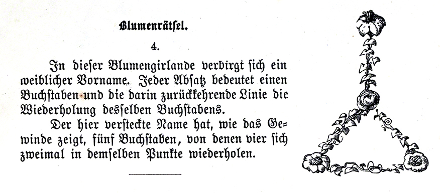 Blumenrätsel