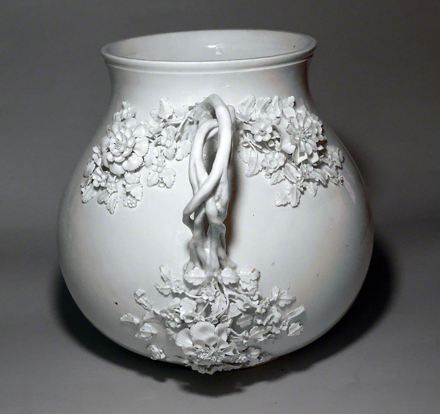 Vase weiße Blumen