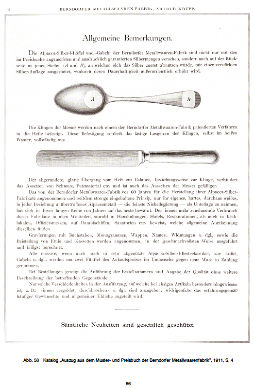 Berndorf Katalog 1911