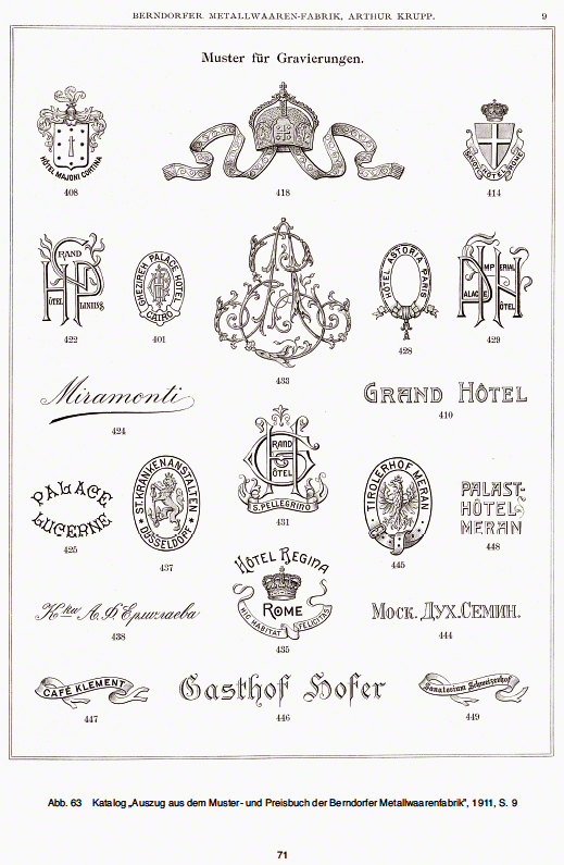 Berndorf Katalog 1911