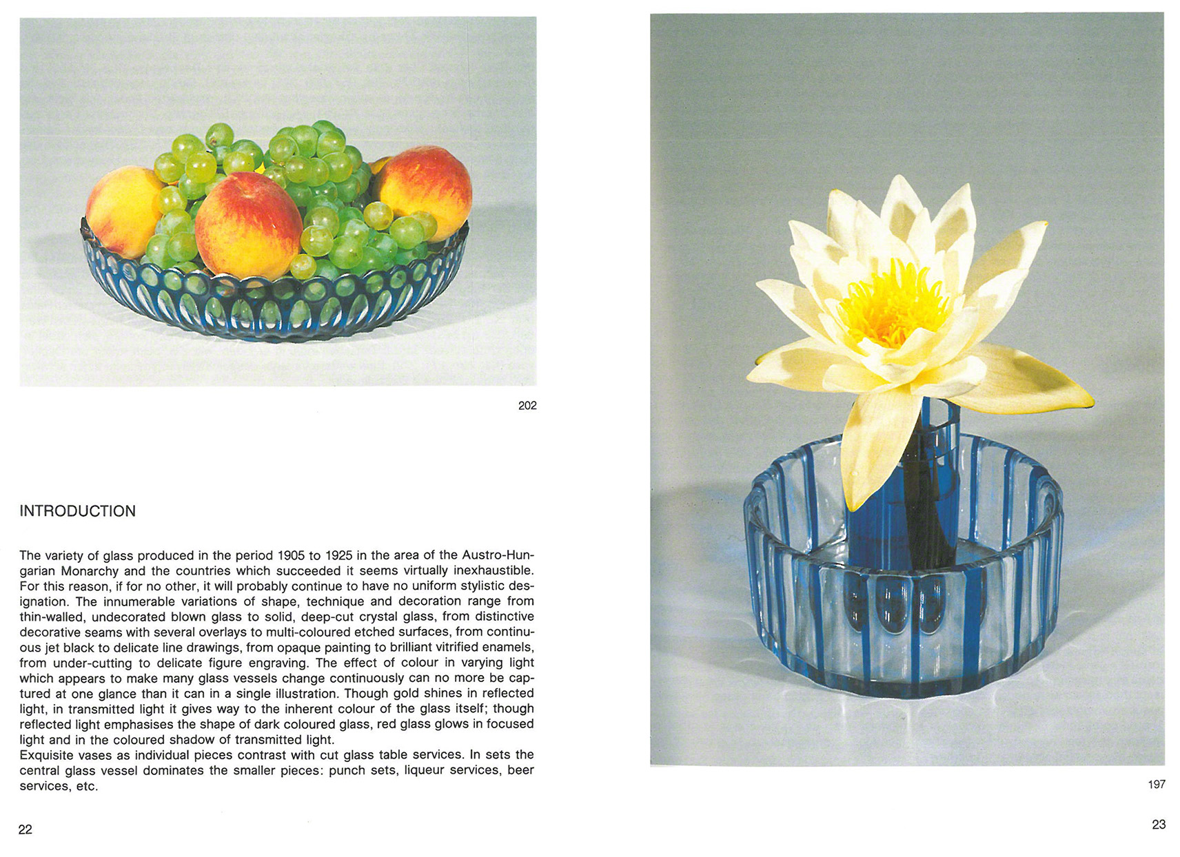 Glas mit Schliff 1905-1925